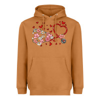 Valentine's Day Stethoscope Heavyweight Hoodie | Teevron