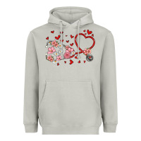 Moon Dust valentine's day stethoscope Heavyweight Hoodie - MaliasSmallBusiness