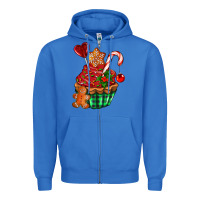 True Royal christmas cupcake Zipper Hoodie - AdoDesignShop