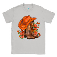 Moon Dust orange  cowgirl  and roses Classic Tee - AdoDesignShop