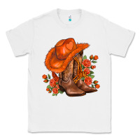 White orange  cowgirl  and roses Classic Tee - AdoDesignShop