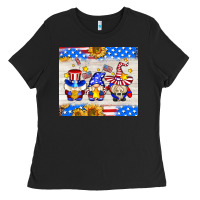 Black American gnomes Ladies Tee - AdoDesignShop