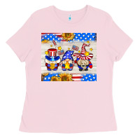 Bubblegum Pink American gnomes Ladies Tee - AdoDesignShop