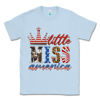 Dusty Blue little miss america Classic Tee - HRA Design Shop