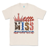 Natural little miss america Classic Tee - HRA Design Shop