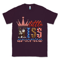 Plum little miss america Classic Tee - HRA Design Shop