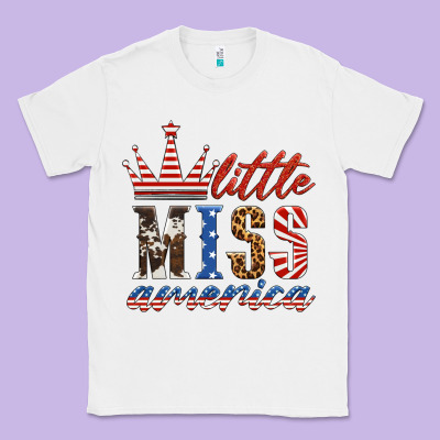 Little Miss America Classic Tee Designed By Hra Design Shop