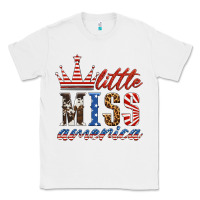 White little miss america Classic Tee - HRA Design Shop