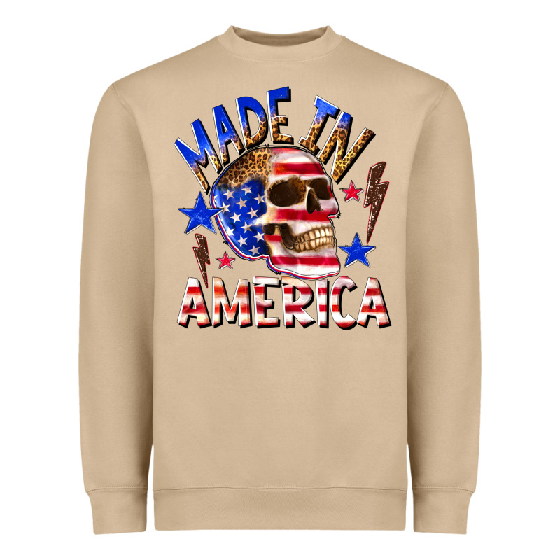 Made In America Heavyweight Sweatshirt by texasbilliewilder | Teevron