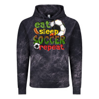 Cloud Black eat sleep soccer repeat Vintage Hoodie - texasbilliewilder