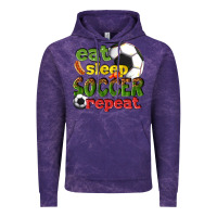 Cloud Purple eat sleep soccer repeat Vintage Hoodie - texasbilliewilder