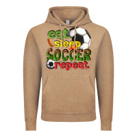 Vintage Coffee eat sleep soccer repeat Vintage Hoodie - texasbilliewilder