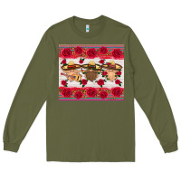 Army Green mexico gnomes Long Sleeve Tee - HRA Design Shop