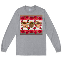 Heather Grey mexico gnomes Long Sleeve Tee - HRA Design Shop