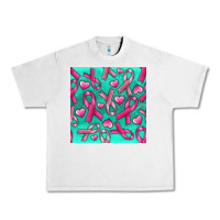 Lunar Rock Cancer Ribbon with Heart Urban Heavy Tee - texasbilliewilder