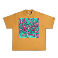 Peanut Butter Cancer Ribbon with Heart Urban Heavy Tee - texasbilliewilder
