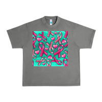 Tornado Cancer Ribbon with Heart Urban Heavy Tee - texasbilliewilder