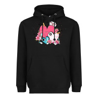 Black nurse hearts Heavyweight Hoodie - MaliasSmallBusiness