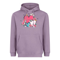 Lavender nurse hearts Heavyweight Hoodie - MaliasSmallBusiness