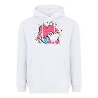 White nurse hearts Heavyweight Hoodie - MaliasSmallBusiness