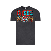 Vintage Black Cheer mom Vintage Tee - Zillion Design Studio