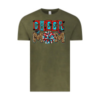 Vintage Olive Cheer mom Vintage Tee - Zillion Design Studio