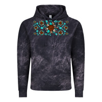 Cloud Black cowhide leopard sunflower gemstone Vintage Hoodie - JahusDesignShop