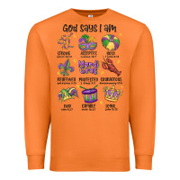 Carrot god says i am mardi gras Premium Sweatshirt - MaliasSmallBusiness