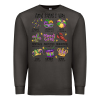 Smoke god says i am mardi gras Premium Sweatshirt - MaliasSmallBusiness