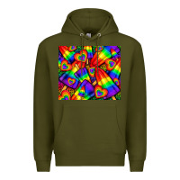 Army Green Western LGBTQ+ Pride Squad tumbler Premium Hoodie - BundleAndBundleShop
