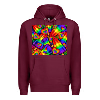 Burgundy Western LGBTQ+ Pride Squad tumbler Premium Hoodie - BundleAndBundleShop