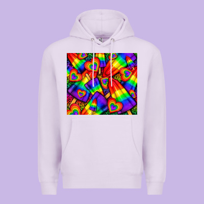 Western Lgbtq+ Pride Squad Tumbler Premium Hoodie Designed By Bundleandbundleshop