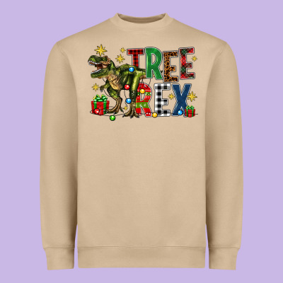 Tree Rex Coffee Drink Heavyweight Sweatshirt Designed By Zillion Design Studio