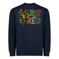 Navy tree rex coffee drink Heavyweight Sweatshirt - Zillion Design Studio