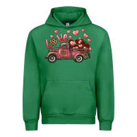 Emerald love truck with roses and leopard Urban Hoodie - RanaPortraitStore