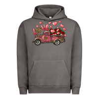 Pigment Tornado love truck with roses and leopard Urban Hoodie - RanaPortraitStore