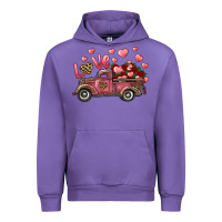 Tulip love truck with roses and leopard Urban Hoodie - RanaPortraitStore