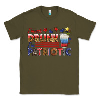 Army Green i'm not drunk i'm patriotic Classic Tee - HRA Design Shop