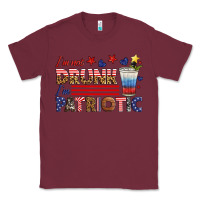 Burgundy i'm not drunk i'm patriotic Classic Tee - HRA Design Shop