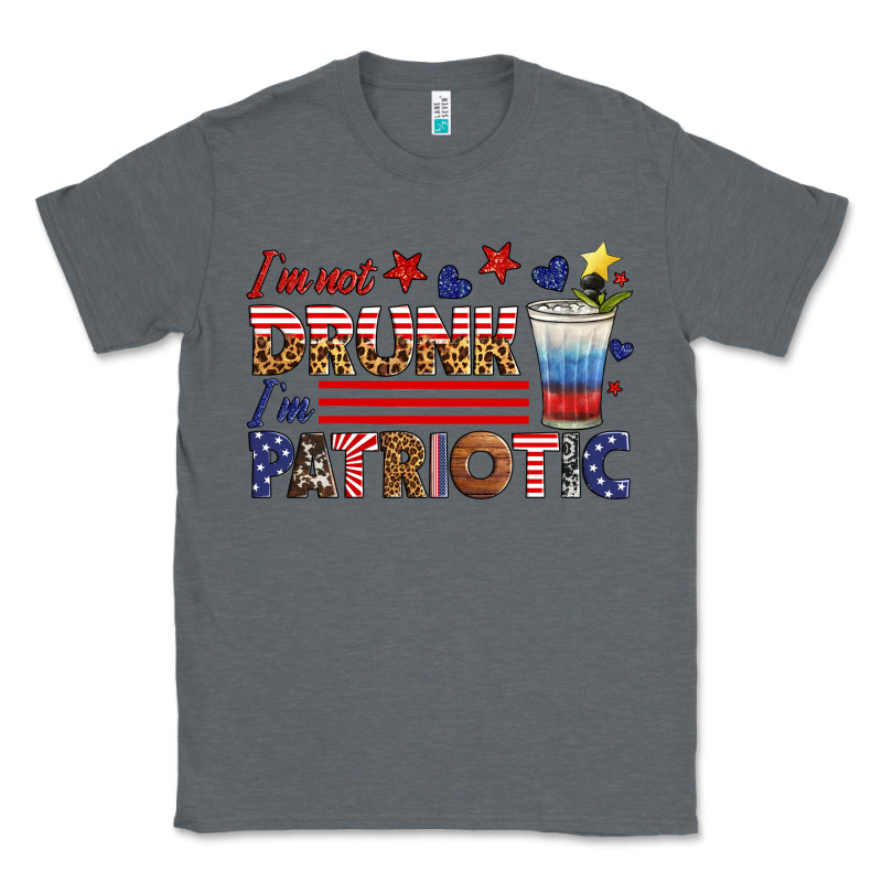 I'm Not Drunk I'm Patriotic Classic Tee by HRA Design Shop | Teevron