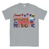 Heather Grey i'm not drunk i'm patriotic Classic Tee - HRA Design Shop