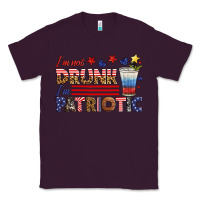 Plum i'm not drunk i'm patriotic Classic Tee - HRA Design Shop
