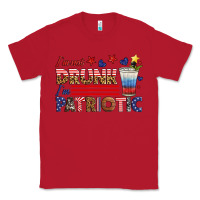 Red i'm not drunk i'm patriotic Classic Tee - HRA Design Shop