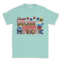 Seafoam i'm not drunk i'm patriotic Classic Tee - HRA Design Shop