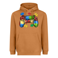 Meerkat autism awareness video game controller Heavyweight Hoodie - MaliasSmallBusiness