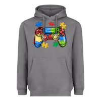 Storm autism awareness video game controller Heavyweight Hoodie - MaliasSmallBusiness