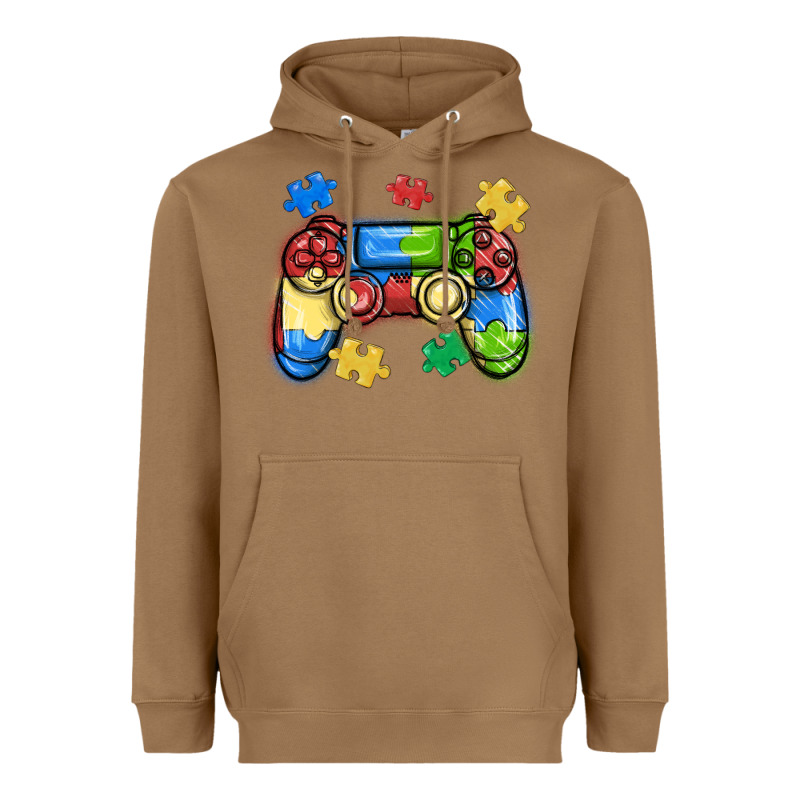 Autism Awareness Video Game Controller Heavyweight Hoodie by MaliasSmallBusiness | Teevron