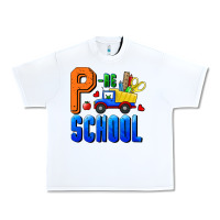 White p re school Urban Heavy Tee - RanaPortraitStore