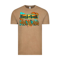 Vintage Coffee basketball nana with leopard Vintage Tee - Zillion Design Studio
