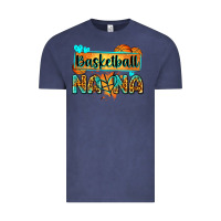 Vintage Denim basketball nana with leopard Vintage Tee - Zillion Design Studio